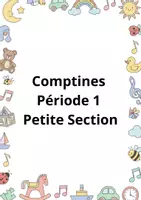 Aperçu - Affichage - Comptines petite section - progression période 1 - Page de couverture