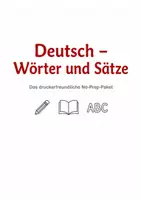 Vorschau - Arbeitsblätter - Vertretungsstunde Deutsch Klasse 2 – Nomen, Silben & Rechtschreibung - Seite 1