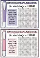 Vorschau - Mal- und Bastelvorlagen - Orakel für den Schulstart / Schulanfang - mit und ohne Textmarker - Seite 2