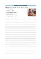 Vorschau - Arbeitsblätter - TEEN ACTIVTIES + RULES Creative Writing - More 3 Unit 9 - MY WORLD - Seite 1