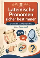 Vorschau - Arbeitsblätter - Lateinische Pronomen sicher bestimmen – Latein, Klasse 7 - Seite 1