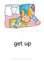 Vorschau - Bildkarten - daily routines - verbs: picture and word cards english flashcards - 16 Bildkarten Englisch - Seite 2