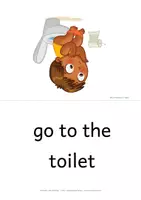 Vorschau - Bildkarten - daily routines - verbs: picture and word cards english flashcards - 16 Bildkarten Englisch - Seite 3