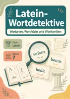 Vorschau - Arbeitsblätter - Latein-Wortdetektive: Wortarten, Wortfelder und Wortfamilien – Latein, Klasse 7 - Seite 1