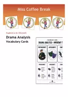 Vorschau - Aufgabenkarten - Drama Analysis Vocabulary Cards (Lernkarten EF–Q2) - Deckblatt