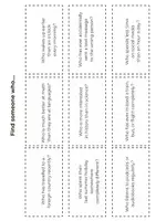 Vorschau - Arbeitsblätter - Freebie: Sprechanlass „Find someone who...“ – Adjektive, Adverben & Vergleiche (Sek I, B1/B2) - Seite 1