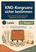 Vorschau - Arbeitsblätter - KNG-Kongruenz sicher bestimmen – Latein, Klasse 7 - Seite 1