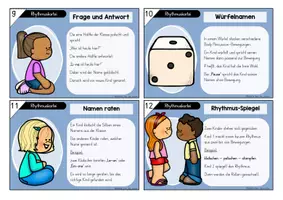 Vorschau - Stundenentwürfe - Rhythmuskartei Body Percussion für den Musikunterricht I Klasse1 Grundschule - Seite 3