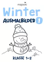 Vorschau - Mal- und Bastelvorlagen - Winter Kunst Klasse 1 - Winter Kunst Klasse 2 - Fensterdeko Winter - Deckblatt