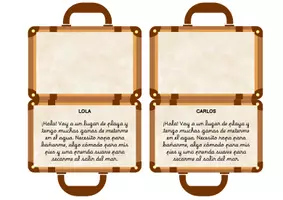 Vista previa - Unidades / Secuencias / Situaciones de Aprendizaje - JUEGO DE INFERENCIAS - ¿QUÉ LLEVO EN LA MALETA? - página 2