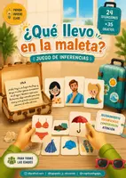 Vista previa - Unidades / Secuencias / Situaciones de Aprendizaje - JUEGO DE INFERENCIAS - ¿QUÉ LLEVO EN LA MALETA? - Portada