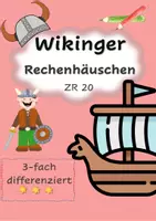 Vorschau - Arbeitsblätter - Rechnen im ZR bis 20: Wikinger-Häuschen (3-fach differenziert) - Deckblatt