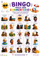 Vorschau - Arbeitsblätter - Bingospiel nach den Sommerferien - Seite 3