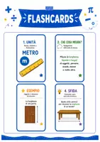 anteprima - Flashcard - Flashcards sulle unità di misura - Pagina 1