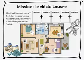 Vorschau - Spiele - Escape Game "Le clé du Louvre" zum Abschluss des 1. Lernjahres (Französisch) - Seite 2