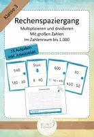 Vorschau - Stationenlernen - Rechenspaziergänge Klasse 3 - Seite 1