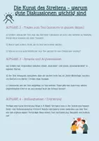 Vorschau - Stundenentwürfe - Leseverstehen Sachtext „Die Kunst des Streitens – gute Diskussionen" - Seite 3