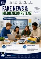 Vorschau - Unterrichtsreihen - Fake News & Medienkompetenz – Falschinformationen erkennen, Quellen prüfen & Verantwortung übernehmen - Deckblatt