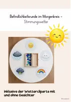 Vorschau - Poster - Befindlichkeitsrunde Morgenkreis - Stimmungswetter - Deckblatt