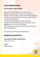 Vorschau - Arbeitsblätter - My Summer Holidays - einfache Sprechaktivität Klasse 4/5 - Seite 1