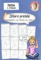 Vorschau - Arbeitsblätter - Ziffern prickeln Arbeitsblätter (1. Klasse) Mathe - Deckblatt