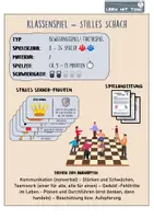 Vorschau - Spiele - Klassenspiel – Stilles Schach (Bewegungsspiel) - Deckblatt