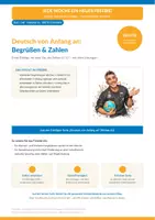 Vorschau - Arbeitsblätter - DaZ A1: Begrüßen & Zahlen 0-12 - Deckblatt