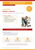 Vorschau - Arbeitsblätter - Spanisch: Saludos & Zahlen 0-12 - Deckblatt
