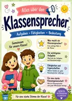 Vorschau - Poster - Klassensprecher – Aufgaben, Wahl, Eigenschaften | Präsentation - Deckblatt