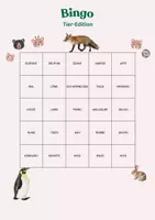 Vorschau - Spiele - BINGO - Tier Edition - Seite 3
