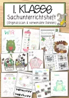 Vorschau - Anderer Materialtyp - 1. Klasse Sachunterrichtsheft (Originalscan & verwendete Dateien) - Deckblatt