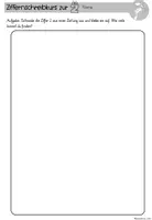 Vorschau - Arbeitsblätter - Arbeitsblätter Ziffer 2 Ziffernschreibkurs Ziffernweg (1. Klasse) Mathe - Seite 3