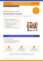 Vorschau - Arbeitsblätter - Schulstart 5/6: Die Kennenlern-Stunde - Deckblatt