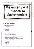 Vorschau - Unterrichtsreihen - Die ersten 12 Stunden im Sachunterricht - Unterrichtsreihe für Klasse 1 - Einschulung, erste Schulwochen - Seite 2