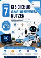 Vorschau - Unterrichtsreihen - KI sicher und verantwortungsvoll nutzen - Deckblatt
