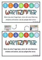 Vorschau - Anderer Materialtyp - Wartezimmer-Schild für ruhige Arbeitsphasen - Seite 2
