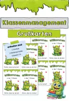 Vorschau - Bildkarten - Monsterklasse Grußkarten Klassenmanagement - Deckblatt