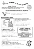 Vorschau - Arbeitsblätter - Versuchsprotokoll schreiben – Anleitung - Seite 1