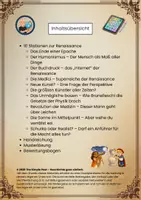 Vorschau - Unterrichtsreihen - Renaissance - zweisprachiges Materialpaket - Seite 2