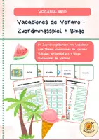 Vorschau - Arbeitsblätter - Vacaciones de Verano: Vocabulario + Hablar - Deckblatt