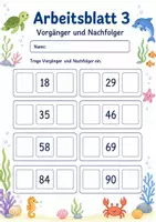 Vorschau - Arbeitsblätter - Zahlenraum bis 100 | Mathematik Klasse 2 | 7 Arbeitsblätter als PDF - Seite 3