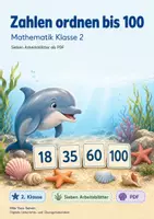 Vorschau - Arbeitsblätter - Zahlen ordnen bis 100 | Mathematik Klasse 2 | 7 Arbeitsblätter als PDF - Deckblatt