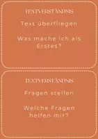 Vorschau - Arbeitsblätter - Lernkarteikarten MSA Deutsch - Seite 1