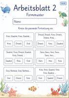 Vorschau - Arbeitsblätter - Muster Klasse 2 | Mathematik Klasse 2 | 7 Arbeitsblätter als PDF - Seite 2