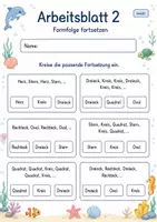 Vorschau - Arbeitsblätter - Muster fortsetzen Klasse 2 | Mathematik Klasse 2 | 7 Arbeitsblätter als PDF - Seite 2
