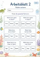 Vorschau - Arbeitsblätter - Flächen und Körper | Mathematik Klasse 2 | 7 Arbeitsblätter als PDF - Seite 2