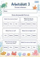 Vorschau - Arbeitsblätter - Flächen und Körper | Mathematik Klasse 2 | 7 Arbeitsblätter als PDF - Seite 3