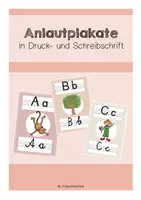 Vorschau - Präsentationen/Tafelbilder - Anlautposter in Schreib- und Druckschrift - Deckblatt