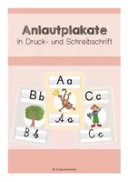Vorschau - Poster - Anlautposter in Druck- und Schreibschrift neutral (mit Königen) - Deckblatt