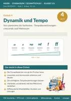 Vorschau - Arbeitsblätter - Dynamik und Tempo - Musik Klasse 5/6 - Deckblatt